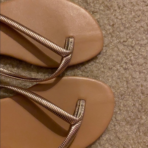 Rose Gold Sandals. - Picture 5 of 5